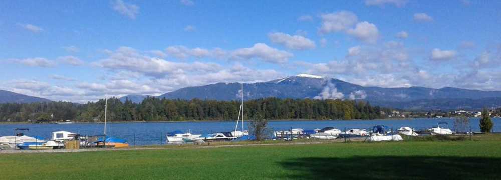 Strandbad Schaffler Sandbank/Faaker See in Faak am See