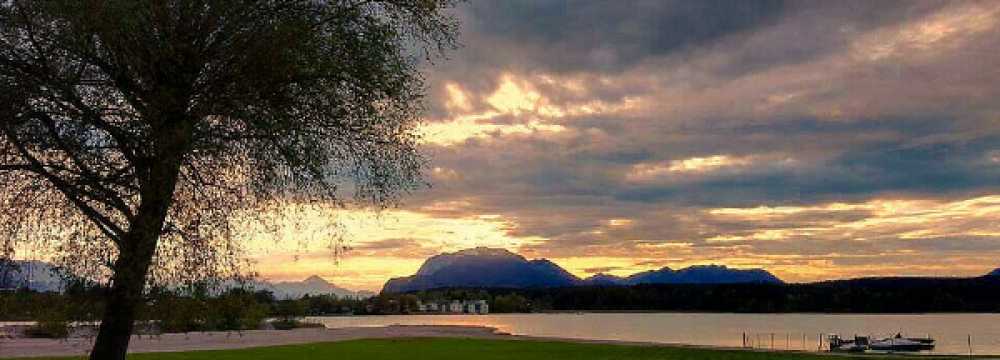 Strandbad Schaffler Sandbank/Faaker See in Faak am See