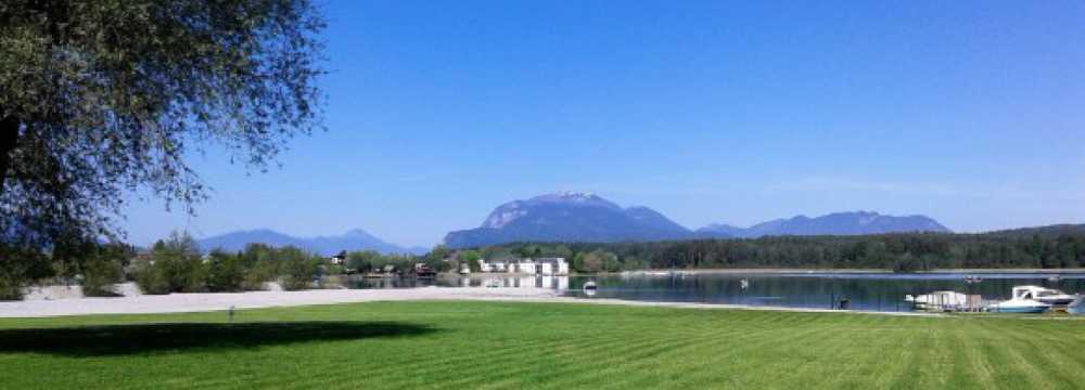 Strandbad Schaffler Sandbank/Faaker See in Faak am See