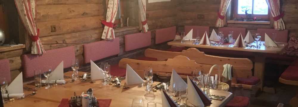 Restaurants in Groarl: Loosbhelalm