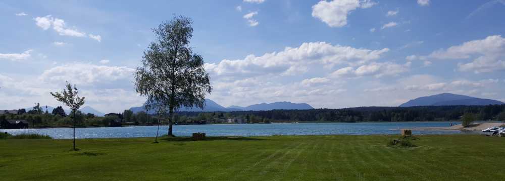 Strandbad Schaffler Sandbank/Faaker See in Faak am See